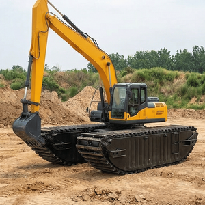 Ponton d'excavatrice amphibie en <span class=keywords><strong>acier</strong></span> haute résistance avec <span class=keywords><strong>prix</strong></span> compétitif d'usine - Product Image 2