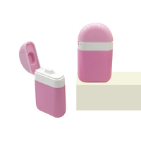Nouvelle bouteille vide de 50 ml rose avec couvercle à clapet pour crème solaire, lotion, isolation, emballage en plastique