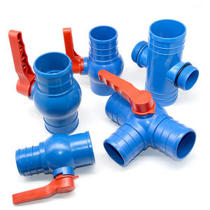 Válvula de Bola de Tres Vías de Plástico para Riego Agrícola, Conector Reductor para Mangueras Planas - Product Image 6