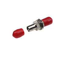 Adaptateur Fibre Optique ST/UPC-ST/UPC Simplex UPC SM Monomode/MM Multimode à Bride FTTH pour Coupleur Réseau Salle Serveur FTTD