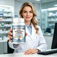 Échantillon Casher Gratuit Sans Colorants Artificiels Capsules de Phosphatidylsérine d'Usine avec Complexe de Vitamine B et Vitamine D