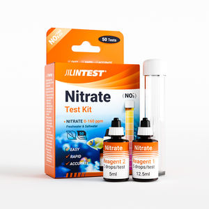 Kit de Teste de Água para Aquário e Lagoa com Resultados Rápidos, Teste de Nitrato NO3, 50 Testes, 0-160 ppm, Acessórios Essenciais para Aquário - Product Image 1