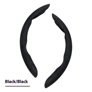 Fundas Ultrafinas de Cuero de Ante para Volante, Absorbentes de Sudor, Antideslizantes, Universales, de Felpa, Juego de Cuatro Fundas para las Cuatro Ruedas - Product Image 2