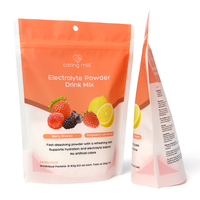 Sachet d'emballage souple refermable à fermeture éclair pour poudre protéinée personnalisée, boisson énergisante et électrolytes