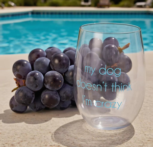 Verres à vin sans pied en plastique résistant aux chocs, sans danger pour les aliments, avec illustrations personnalisées pour le camping et les voyages en voiture - Product Image 6