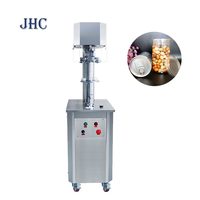 Machine de scellage automatique pneumatique haute vitesse en acier inoxydable pour canettes, bouteilles alimentaires et de boissons, bocaux en verre, barils et emballages de grande capacité