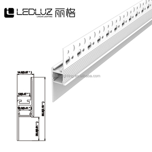 Profilo LED in Alluminio da Incasso per Battiscopa, Canale LED Indiretto per Battiscopa - Product Image 5