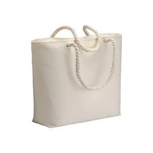 Borsa da Mare con Manici in Corda, Merchandising Sostenibile - Product Image 1