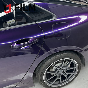 أفلام فينيل لتغليف السيارات بسعر المصنع، لون أرجواني وأسود، ذاتية اللصق، لامعة وغير لامعة، لفائف فينيل لتغليف السيارات - Product Image 3