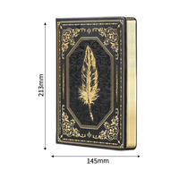Carnet de notes A5 NAB27 en similicuir vintage, couverture rigide, reliure cousue, pour journal, voyages, affaires, 100 feuilles, cadeau premium pour homme