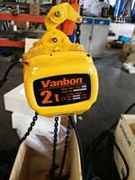 Vanbon, usine de 30 ans d'expérience, palan électrique à chaîne de haute qualité, 1 tonne, petit palan électrique, Tecle Electrico pour le Pérou, vente en gros