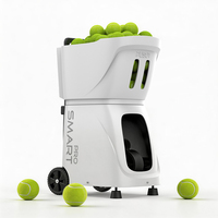 Machine à balles de tennis automatique professionnelle Pusun, équipement d'entraînement de tir de balles de tennis avec contrôle intelligent par application