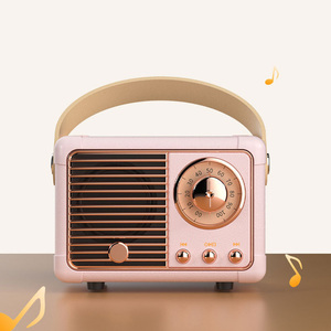 Altavoz Bluetooth Decorativo Retro, Mini Altavoz para Cocina, FM, TF, AUX, 0-5W, Portátil, Regalo, Venta al Por Mayor OEM - Product Image 2