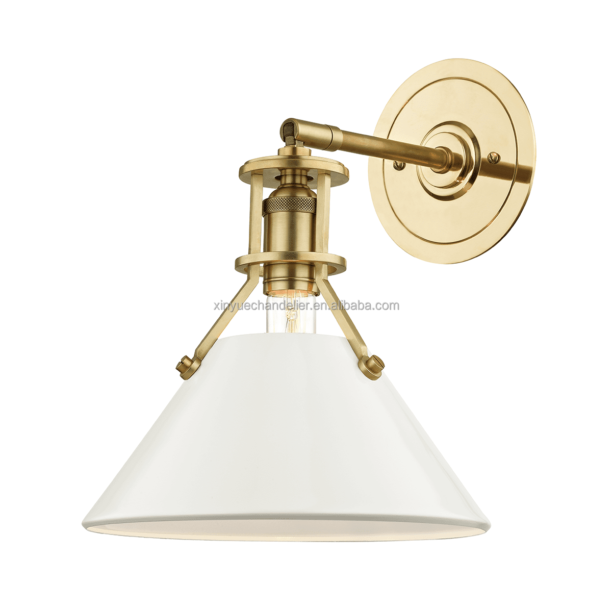 Aged Brass+White
