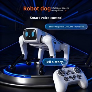 2025 年人工智能智能机器狗遥控汽车玩具，适合儿童，带编程语音控制手势感应功能，电子 STEM 礼物，生日礼物 - Product Image 6