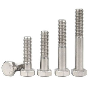 Cabeza hexagonal Galvanizado Media rosca Perno hexagonal <span class=keywords><strong>y</strong></span> tuerca Grado 8,8 Tornillo hexagonal de acero inoxidable - Product Image 1