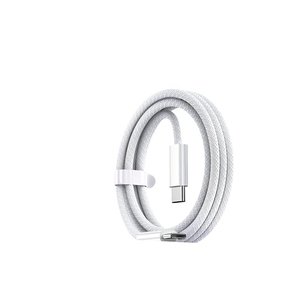 60W <b>USB</b>-C 6A Super Fast Charging <b>Cable</b> with Pure Copper Conductor and Braided Nylon Jacket for Mobile Phones - Product Image 4