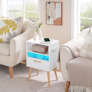 Venta al por mayor de mesas auxiliares modernas para sala de estar de lujo, marca HOOBRO Mesa auxiliar <span class=keywords><strong>Muebles</strong></span> para el hogar, Mesas decorativas para lámpara de sala de estar - Product Image 2