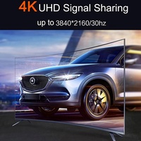 Xput 10KM 4K 30Hz 1080P UHD HDMI USB KVM Extender 4K/30Hz HDMI LC Extensor de fibra sobre fibra 10KM