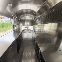 Remolques de Comida Rápida Móviles Personalizados con Certificación CE (WVTA) y DOT, Totalmente Equipados, Carrito de Comida para Café y Helados, Camión de Comida con Cocina