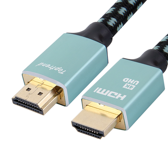 8K for 2.1 Cable 3FT 48Gbps High Speed 3D 60Hz Male-Male PVC Jacket 28AWG Braided for Cord with Audio Return