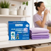 ZouRunAn Lavanta Çamaşır Yıkama Levhaları OEM Özel Etiket Özel Marka Özel Adetli Koku Esanslı Esnek Minimum Sipariş Adedi Güvenilir İş Ortaklığı