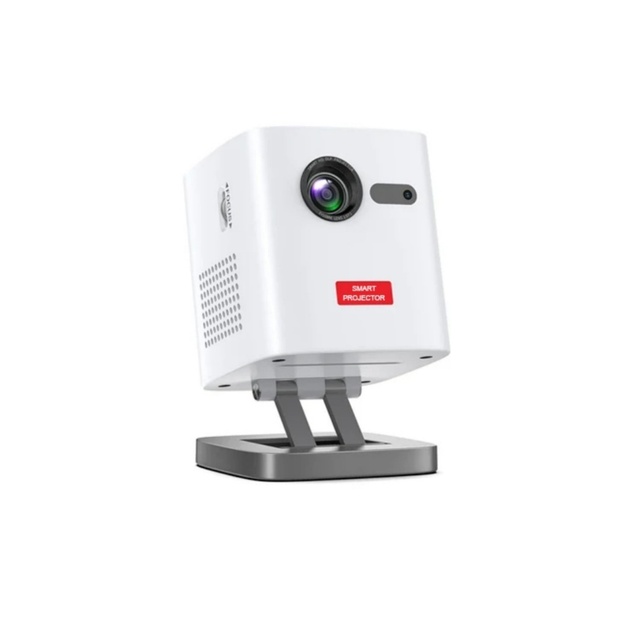 C1000 Portable DLP Projector 180ANSI Lumen Travel Mini Projector Built-in 8000mAh Battery