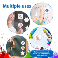 Personnalisé de bonne qualité mini panneau de toile magnétique avec dos magnétique peinture d'art pour enfants cadeau de fête