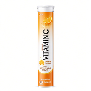 Suplementos de Tabletas Efervescentes con Fórmula Personalizada OEM, 1000mg de Vitamina C, Sabores a Frutas, Grado Alimenticio para Adultos - Product Image 2