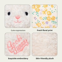 Peluche de lapin ultra douce en coton PP, jouet en peluche long et moelleux, 31-50 cm, cadeau d'anniversaire pour enfants et adultes