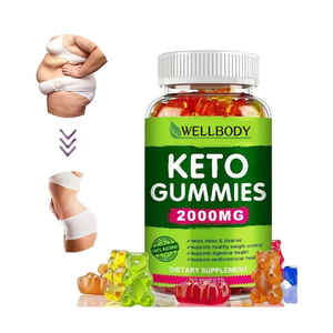 Wellbody Factory Supply OEM/ODM Marca Privada 60 Gomitas <span class=keywords><strong>KETO</strong></span> Adelgazantes Vitaminas para Adultos <span class=keywords><strong>No</strong></span> Aptas para Mujeres Embarazadas - Product Image 1