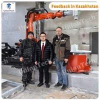 Robot de fraisage CNC à 7 axes contrôlé par PLC Kuka Kr210 R2700 avec moteur Hiteco pour le gravage de moules en bois et en mousse