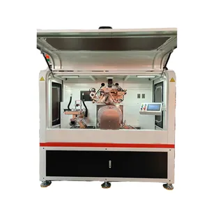 Full-automatic hot foil stamping machine with servo system For plastic bottle glass bottle High precision Bronzing machine