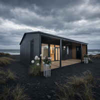 Maison conteneur monoplace de 30 pieds, norme UE, extensible, avec toit-terrasse, pour logement temporaire et camp de secours