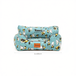 Cuccia Rettangolare per Cani Yommy con Cuscino Morbido, Taglia Piccola/Media/Grande, Stampa Cartoon, Imbottitura Rimovibile e Lavabile, Comoda - Product Image 2