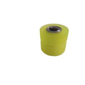 Roue d'entraînement pivotante à trou traversant Rouleau en aluminium enduit de polyuréthane Roue PU haute température résistante à l'usure AIMAI - Product Image 1
