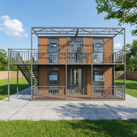 Maison conteneur extensible TOPPRE Premium galvanisée 20FT 40FT, maison préfabriquée modulaire pliable avec cuisine, salle de bain et chambre