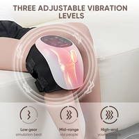 Nowcosy Air Compression Akku-Knie massage gerät mit Wärme, 3 Vibrations modi und 3 Heiz stufen Rotlicht und Massage therapie