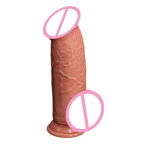 Super réaliste doux gros gode Silicone pénis artificiel femme auto-stimulation dispositif électrique sans fil télescopique balancement - Product Image 1