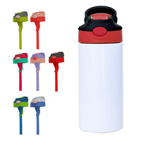Vente en gros, gobelets rebondissants, gobelets pour enfants, bouteille d'eau en acier inoxydable à double paroi de 350ml et 12oz avec sublimation pour enfants