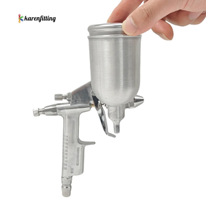 Pistolet de pulvérisation aérographe mini 0,5 mm en alliage K-3, outil de peinture professionnel pour travaux de précision sur modèles, artisanat et retouches automobiles - Product Image 1