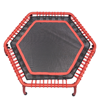 Trampolín plegable para interiores y exteriores, equipo de Fitness para saltar, Mini trampolín para ejercicio físico y gimnasia