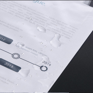 Comix <b>Document</b> Protector <b>Bag</b> A4 11 Holes 0.06mm 20 <b>Bags</b> Set Transparent PP Material - Product Image 4