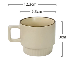 Customizable Personalized Cartoon Food Safe Ceramic Coffee Mug <b>Set</b> Stackable Dishwasher <b>Microwave</b> Safe OEM Business Gifts Tea - Product Image 6