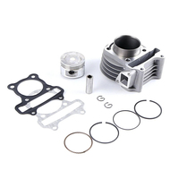Kit cylindre assemblage culasse Performance Kit GY6 50cc 80cc 100cc 139QMB 137QMA Scooter 39mm 44mm 47mm 50mm avec 64 soupapes
