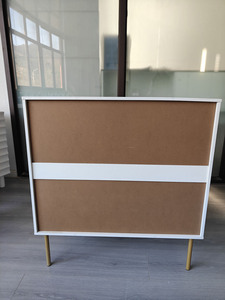 Armoire de rangement moderne à 4 tiroirs Panneau en bois <span class=keywords><strong>Meubles</strong></span> de chambre à coucher Tiroir en bois pour le salon - Product Image 2