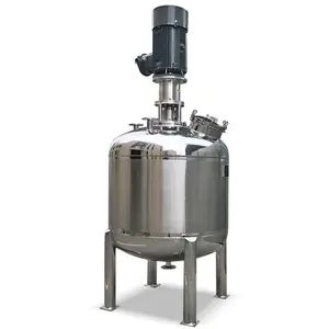 Industrial mixer for liquid soap making machine Jacket agitated reactor Chemical reaction tank