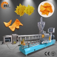 Ligne de production entièrement automatique pour snacks croustillants Bugles, chips triangulaires au maïs et autres produits de friture