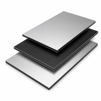 Panneau composite en aluminium PVDF UV 4 mm moderne, ignifuge, pour la construction intérieure, les devantures de magasins, le revêtement mural extérieur, A2 ACP pour hôtel