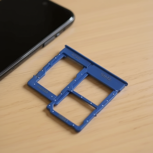 ถาดใส่ซิมและไมโคร SD การ์ด A31ของ Samsung Galaxy 2020-สีน้ำเงิน - Product Image 2